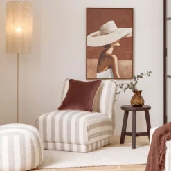 Adeline Stripe Occasional Chair
