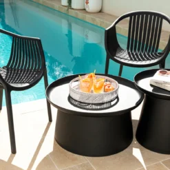 Airlie Black Outdoor Coffee Table