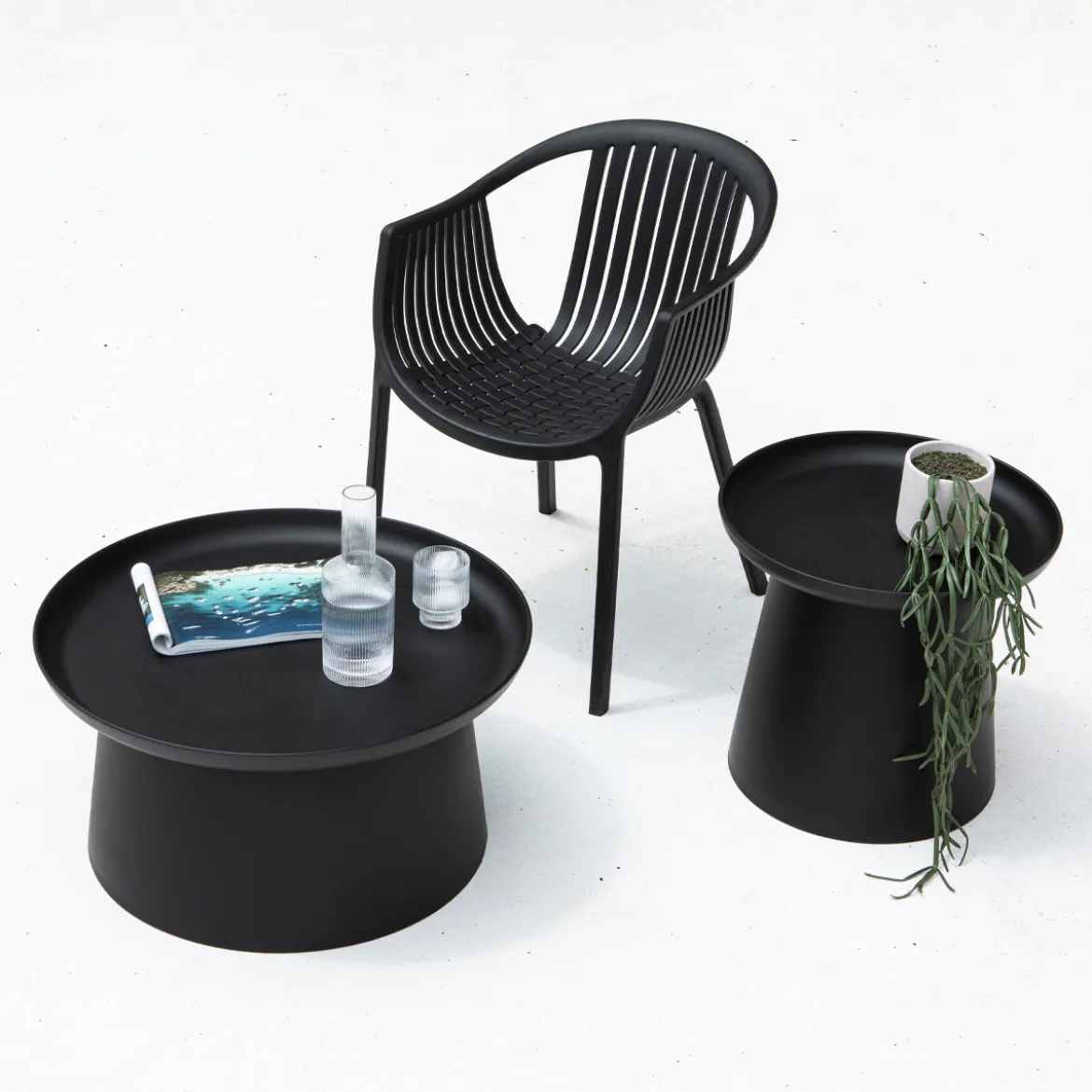 Airlie Black Outdoor Coffee Table