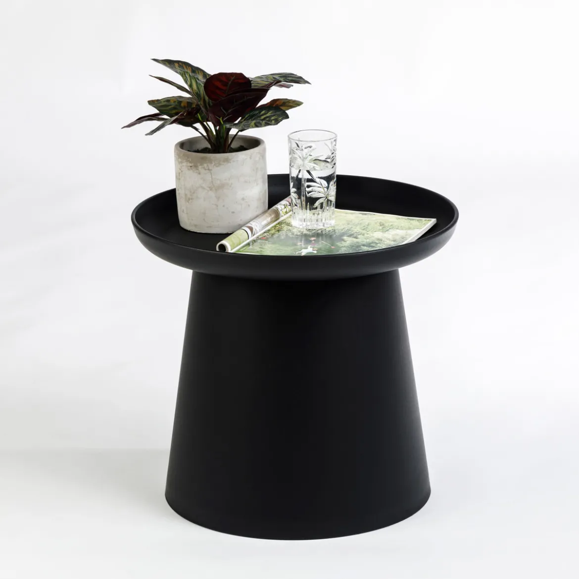 Airlie Black Outdoor Side Table