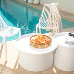 Airlie White Outdoor Coffee Table