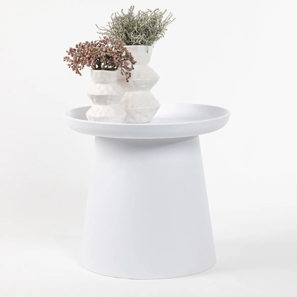 Airlie White Outdoor Side Table