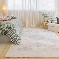 Amina Washable Floor Rug