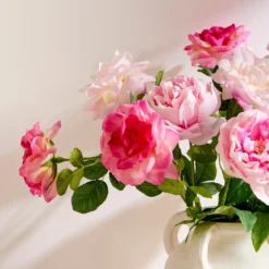 Annabelle Mixed Pink Artificial Flower Bouquet