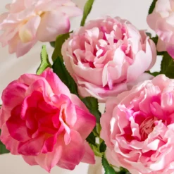 Annabelle Mixed Pink Artificial Flower Bouquet