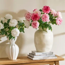 Annabelle Mixed Pink Artificial Flower Bouquet