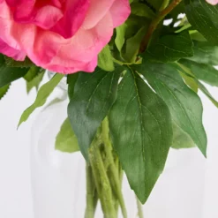 Annabelle Mixed Pink Artificial Flower Bouquet
