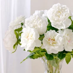Annabelle White Artificial Flower Bouquet