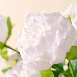 Annabelle White Artificial Flower Bouquet