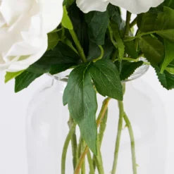 Annabelle White Artificial Flower Bouquet