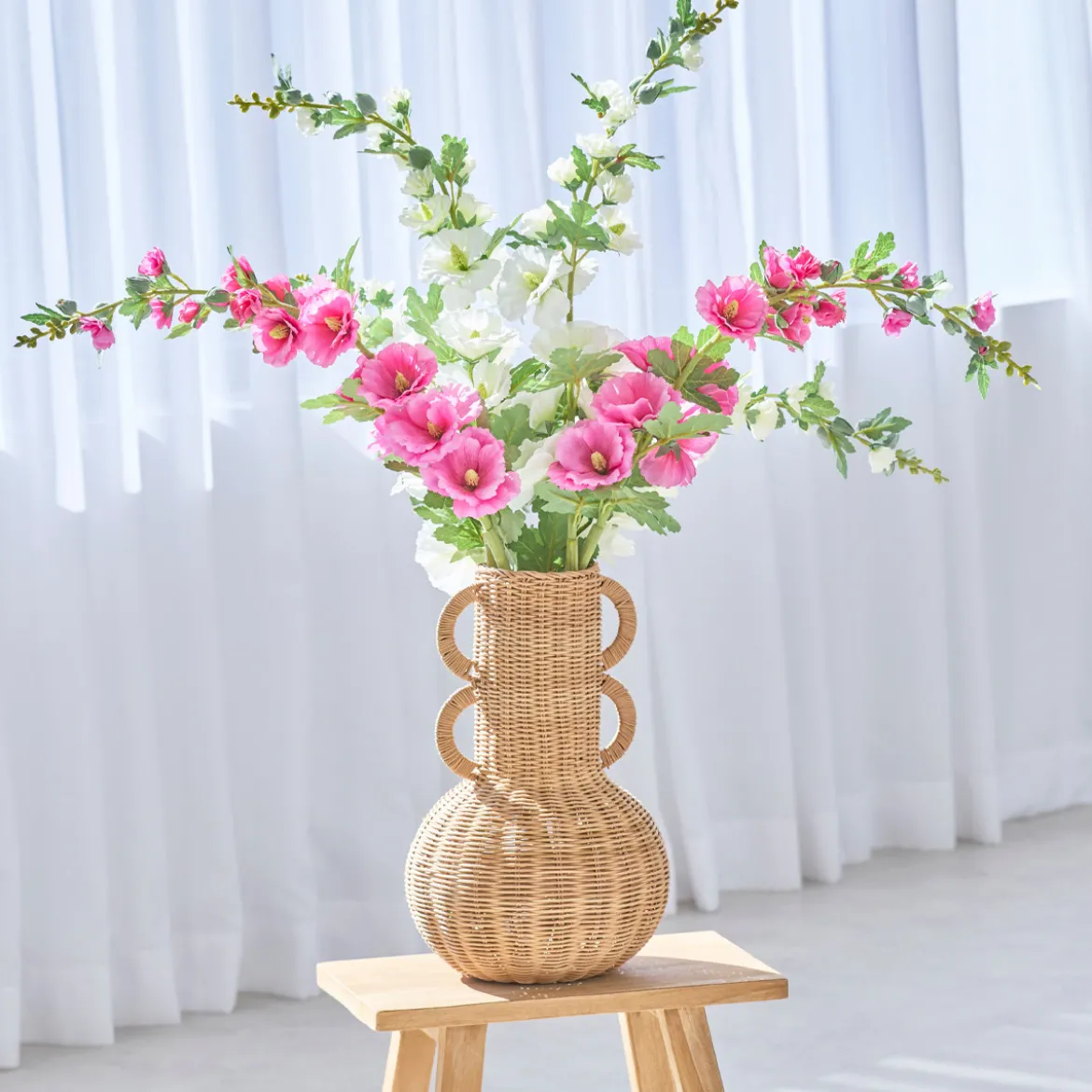 Artificial Hollyhock Stem