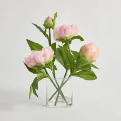 Artificial Lillian Peony in Vase