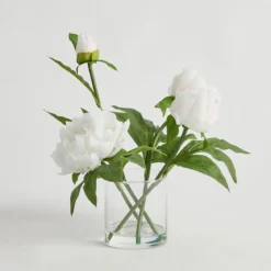 Artificial Lillian Peony in Vase