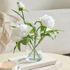 Artificial Lillian Peony in Vase