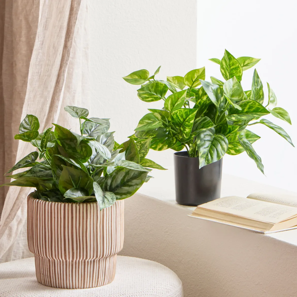 Artificial Mini Pothos Light Green Plant