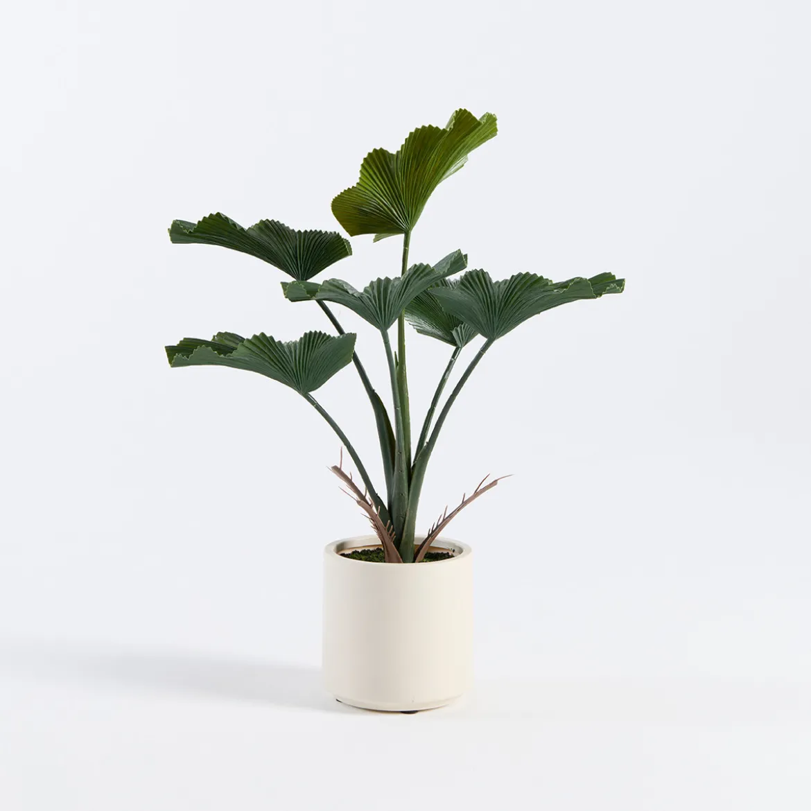 Artificial Potted Fan Palm
