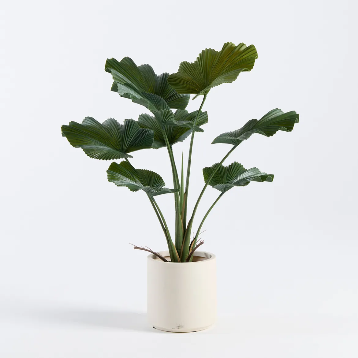 Artificial Potted Fan Palm