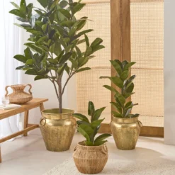 Artificial Rubber Fig Tree