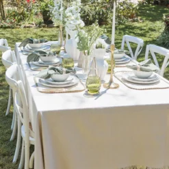 Ashra Fringed Cotton Table Cloth