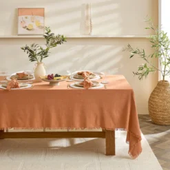 Ashra Fringed Cotton Table Cloth