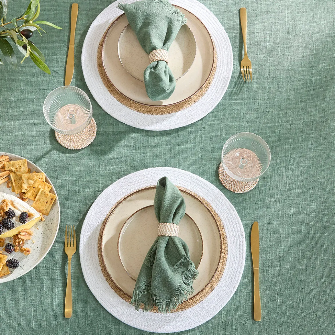 Ashra Fringed Napkin Set of 4
