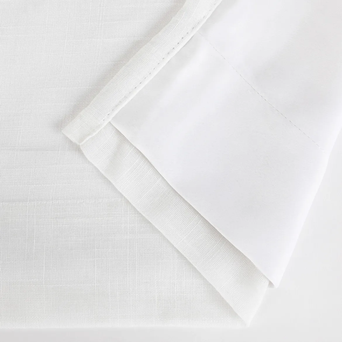 Aspen White Room Darkening Curtains Set of 2