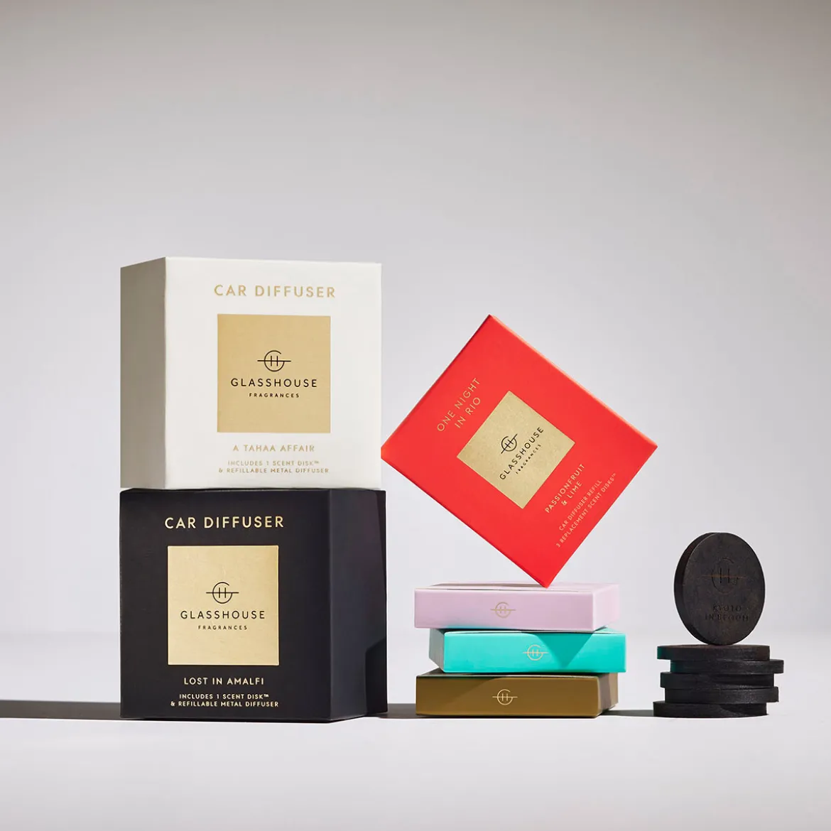 A Tahaa Affair Car Diffuser Refill Scent Disks