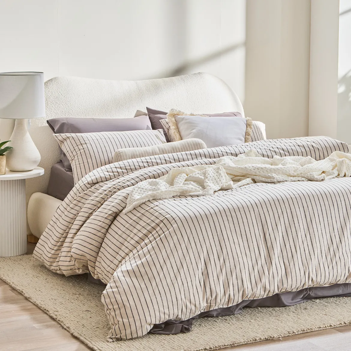 Atlas Stripe Quilt Cover Set