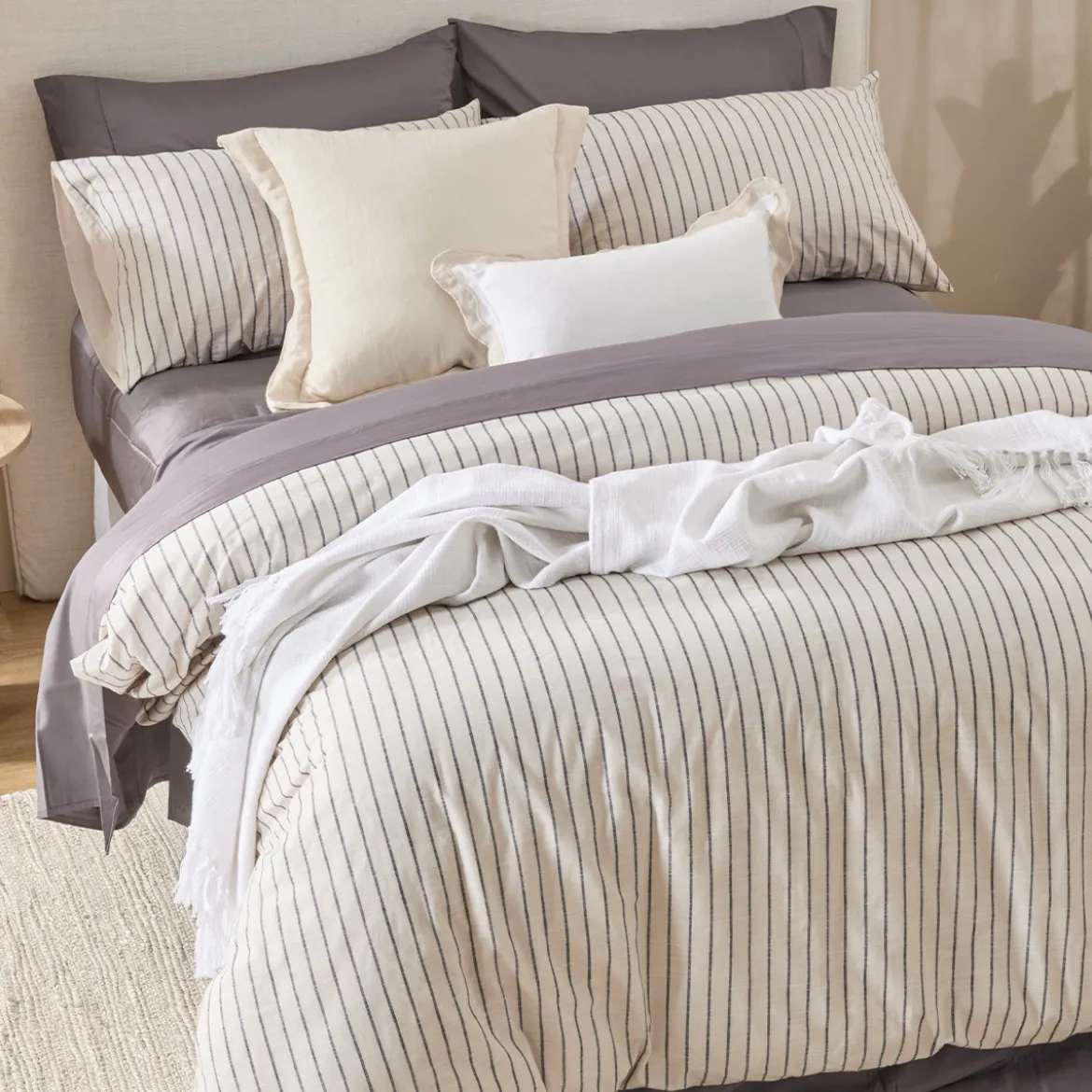 Atlas Stripe Quilt Cover Set