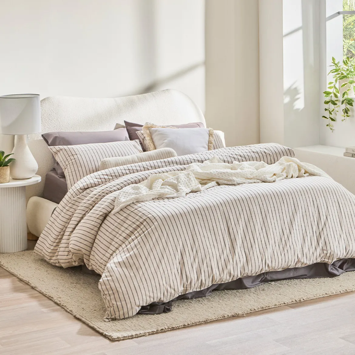 Atlas Stripe Quilt Cover Set