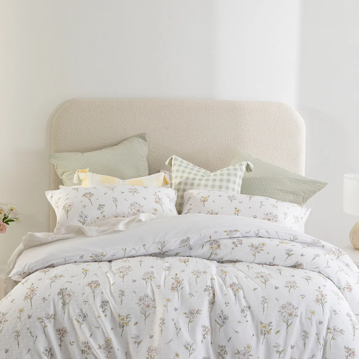 Ava Boucle Natural Bedhead