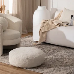 Ava Floor Boucle Cushion