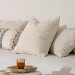 Ava Large Square Boucle Cushion