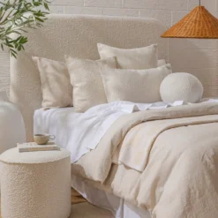 Ava Large Square Boucle Cushion