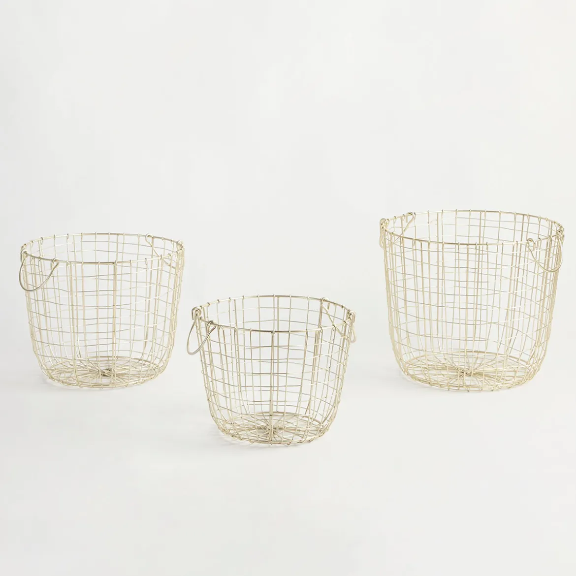 Bailey Gold Wire Basket
