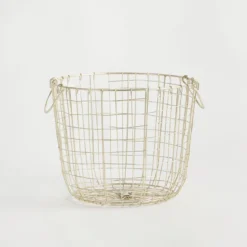 Bailey Gold Wire Basket