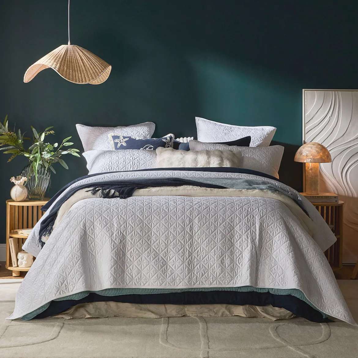 Bamboo Cotton Coverlet Set