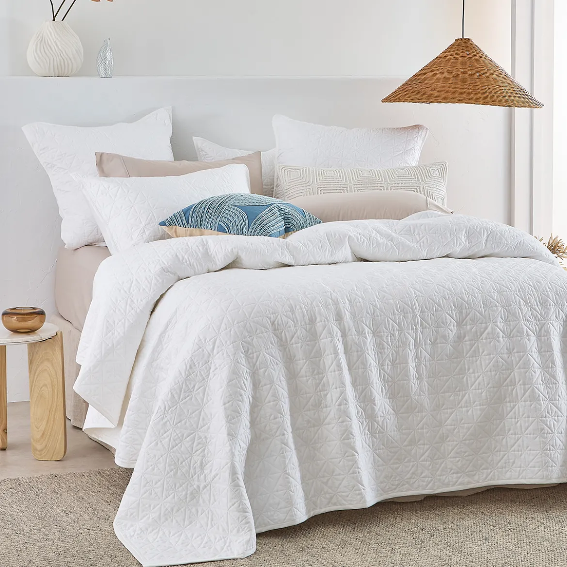 Bamboo Cotton Coverlet Set