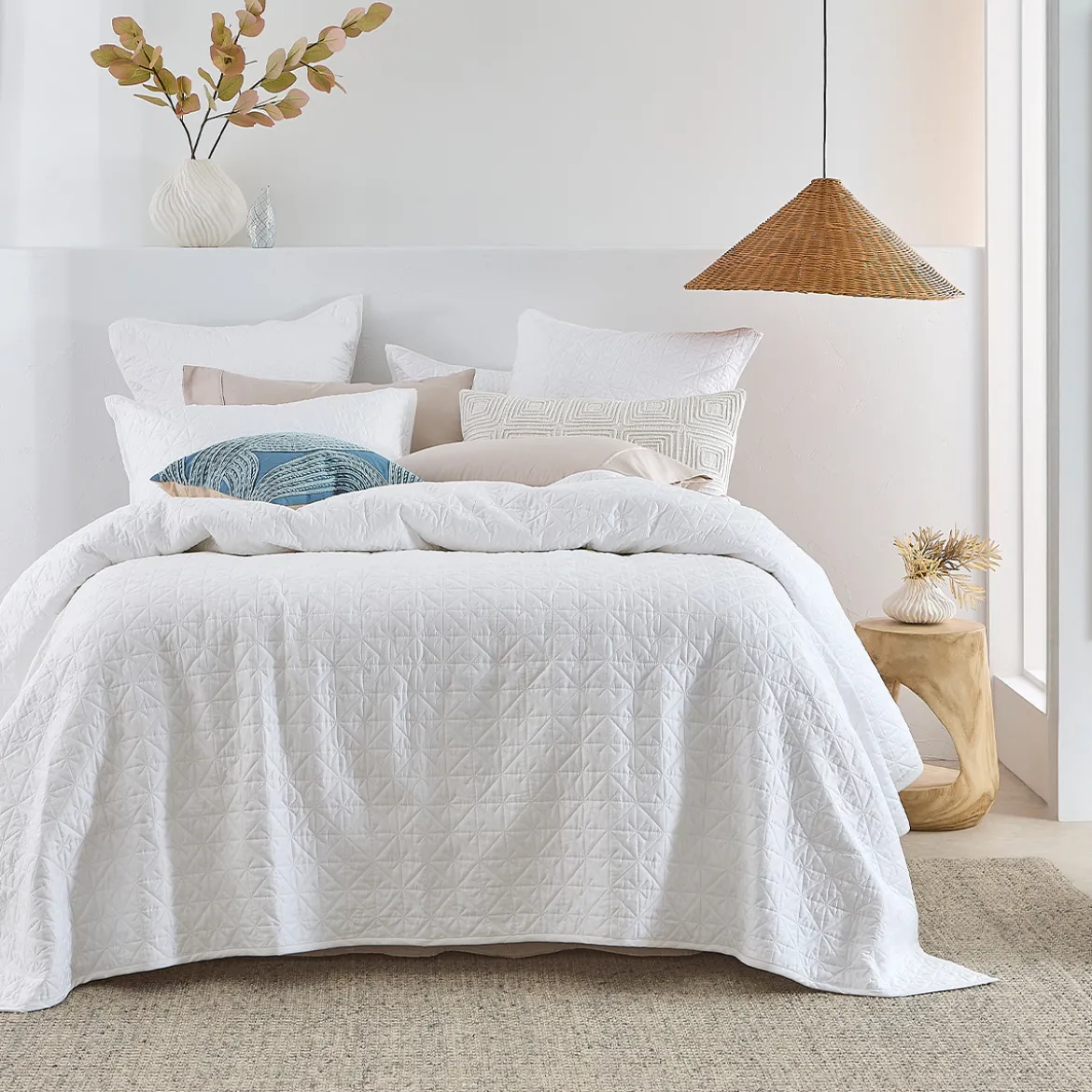 Bamboo Cotton Coverlet Set