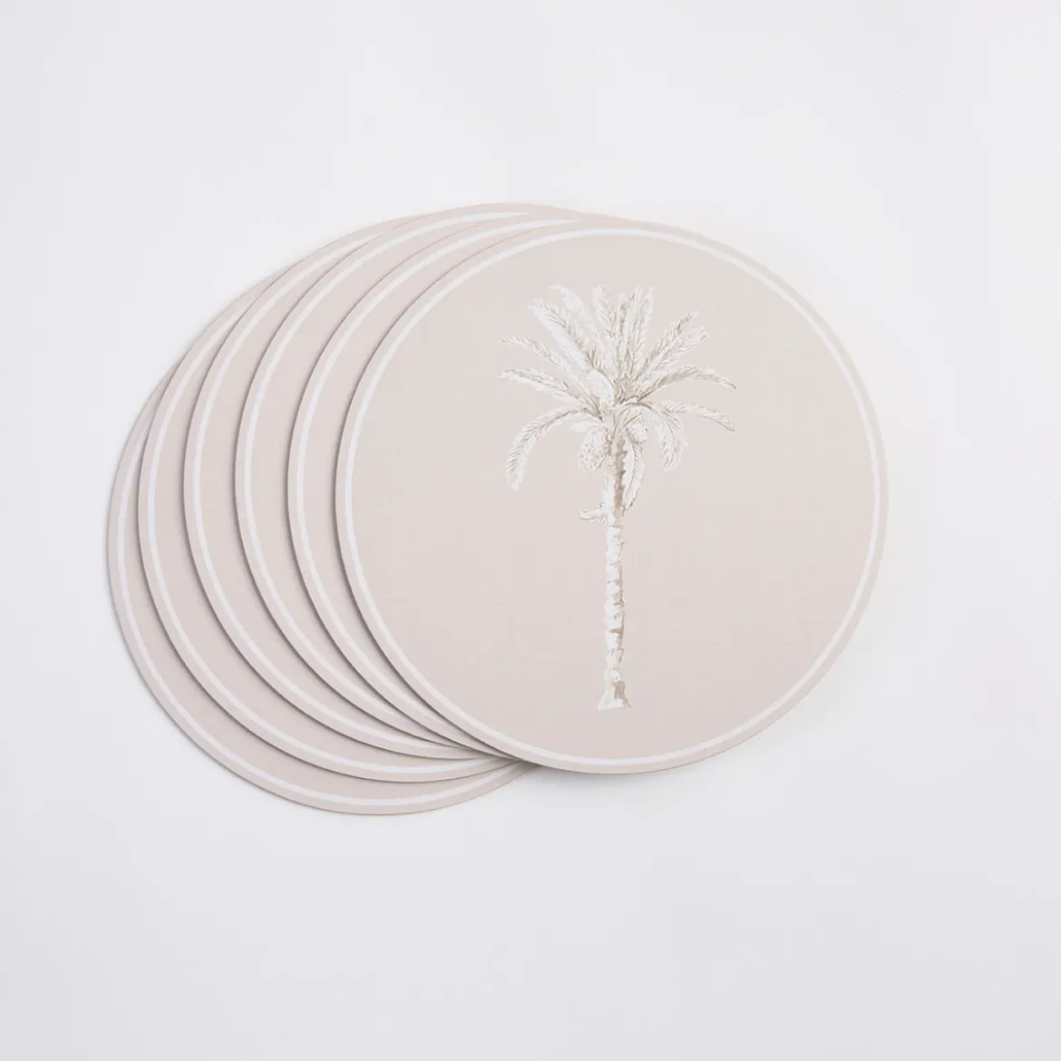 Bangalow Natural Palm Cork Placemat Set of 6