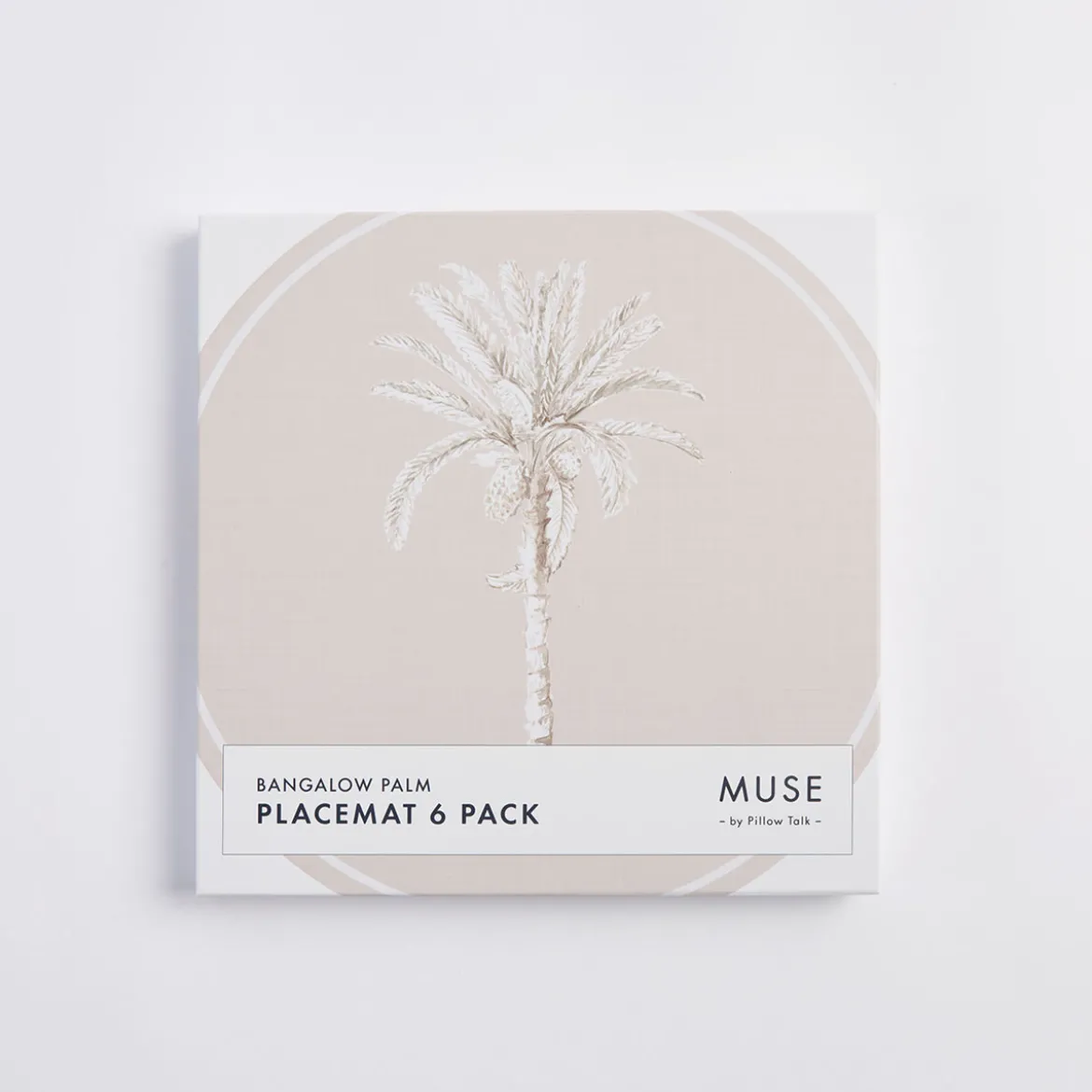 Bangalow Natural Palm Cork Placemat Set of 6