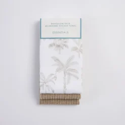Bangalow Palm Microfibre Kitchen Towel Set of 3