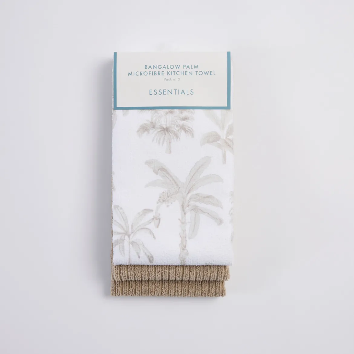 Bangalow Palm Microfibre Kitchen Towel Set of 3