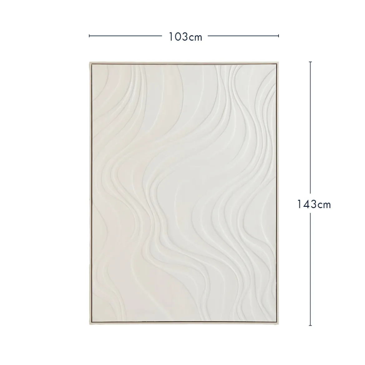 Barchan Framed Textured Wall Art