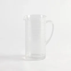 Beaded Clear Jug