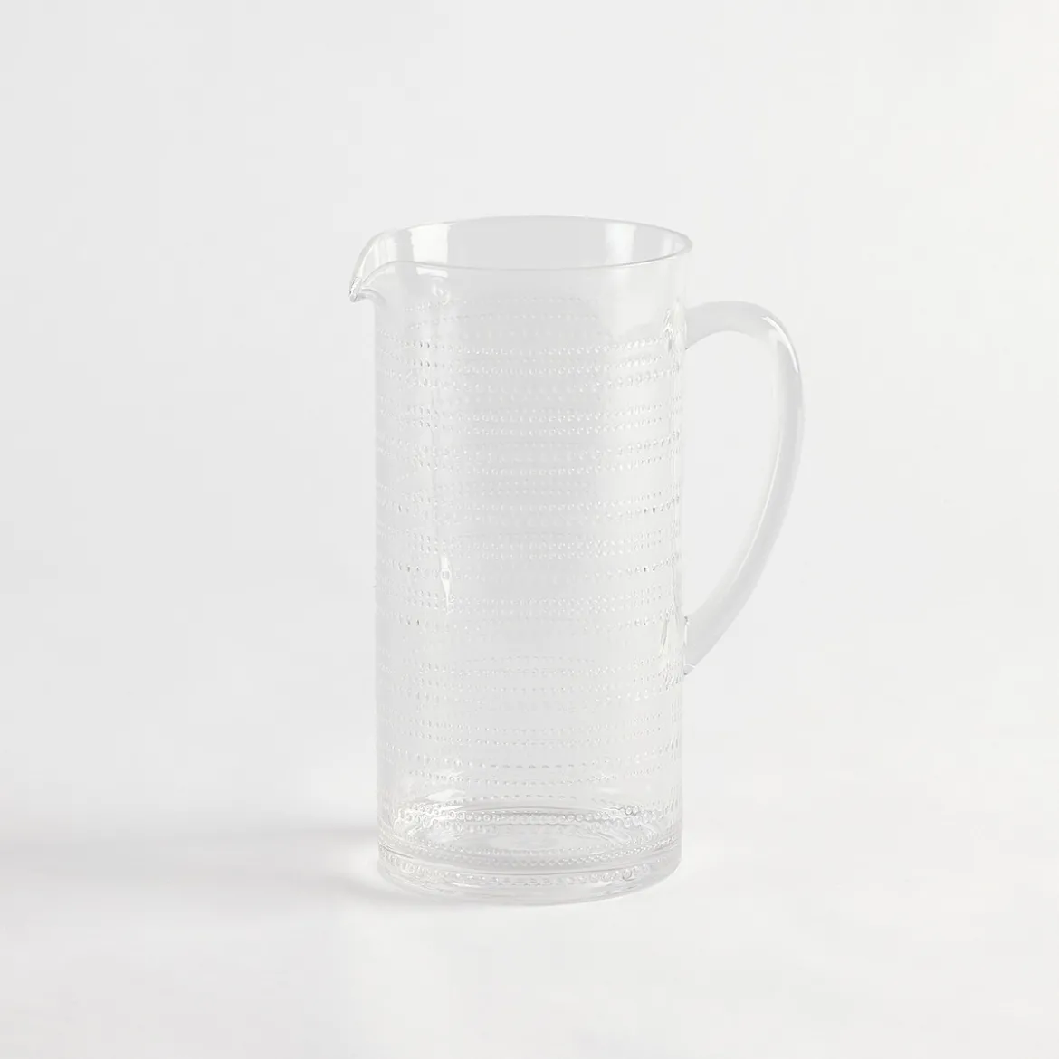 Beaded Clear Jug