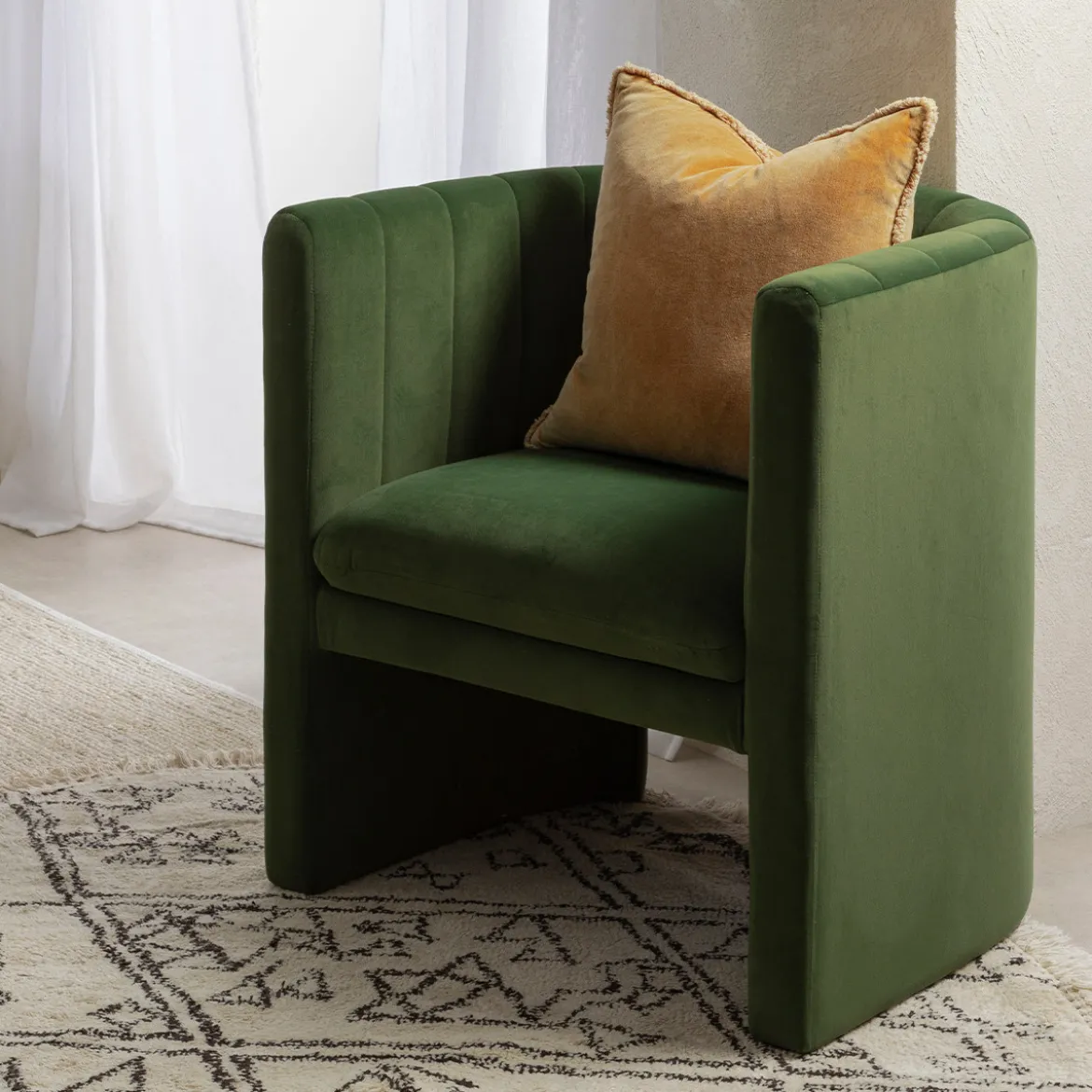 Bentley Velvet Occasional Chair