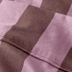 Berry Stripe Cotton Flannelette Sheet Set