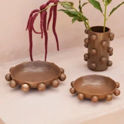 Betty Chocolate Brown Decorative Bowl