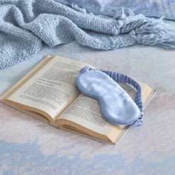 Blue Mulberry Silk Eye Mask